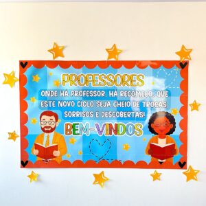 Cartaz - Bem-vindos professores