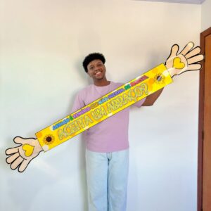 Cartaz para abraço - Setembro Amarelo