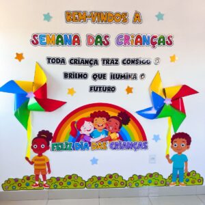 Painel dia das criança - semana das crianças