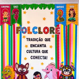 Painel Folclore Brasileiro - Cultura que encanta